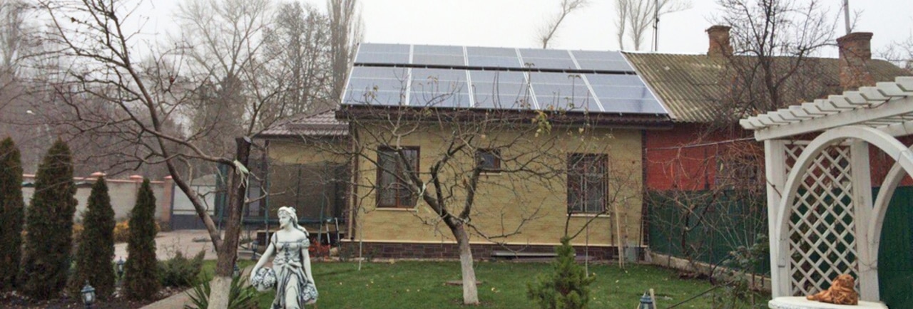 крышная солнечная электростанция