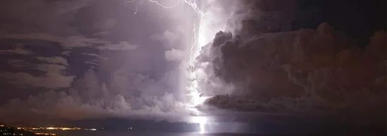 Photo 1. Lake Maracaibo, Venezuela. Source: ABC Online Edition. Great Moments In Science, Could we capture and store energy from lightning, Feb’17.